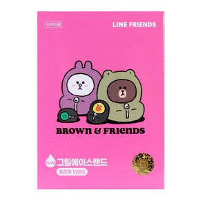 LINE FRIENDS Korean Line Friends Style A Adhesive Bandages 16Pcs