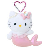 SANRIO Hello Kitty Fantasy Collection Mermaid Pink Plush Keychain 1pc