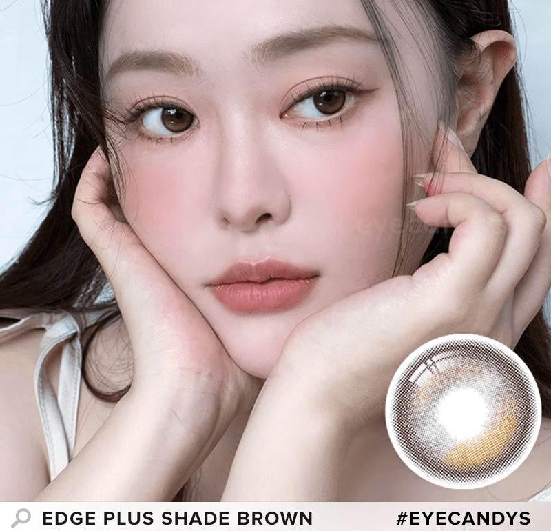 I-SHA 1 Day Contact Lenses #Oriana Edge Plus Shade Brown 10Pcs