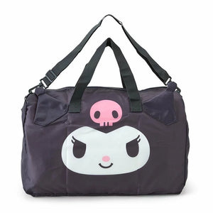 SANRIO Kuromi Face Shaped Travel Boston Bag 1PC