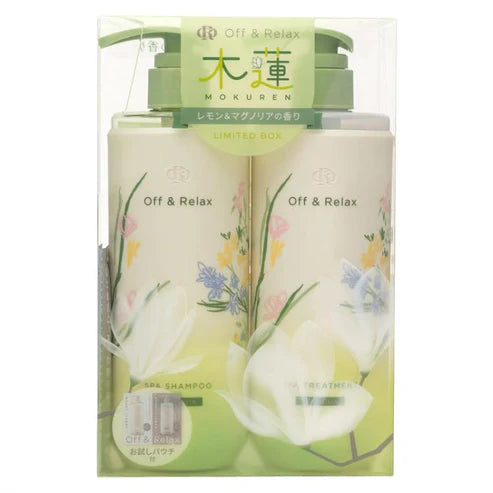 OFF & RELAX Spring Limited "Spring Garden" Shampoo & Conditioner Set 460ml + 460ml