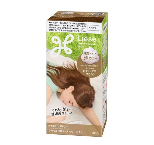 KAO Liese Prettia Foam Hair Dye #Marshmallow Brown