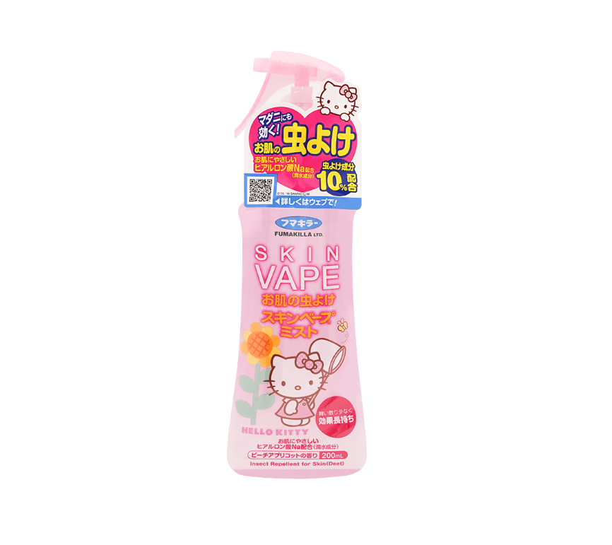 FUMAKILLA Skin Vape Mosquito Repellent Spray Peach Floral Scent 200ml