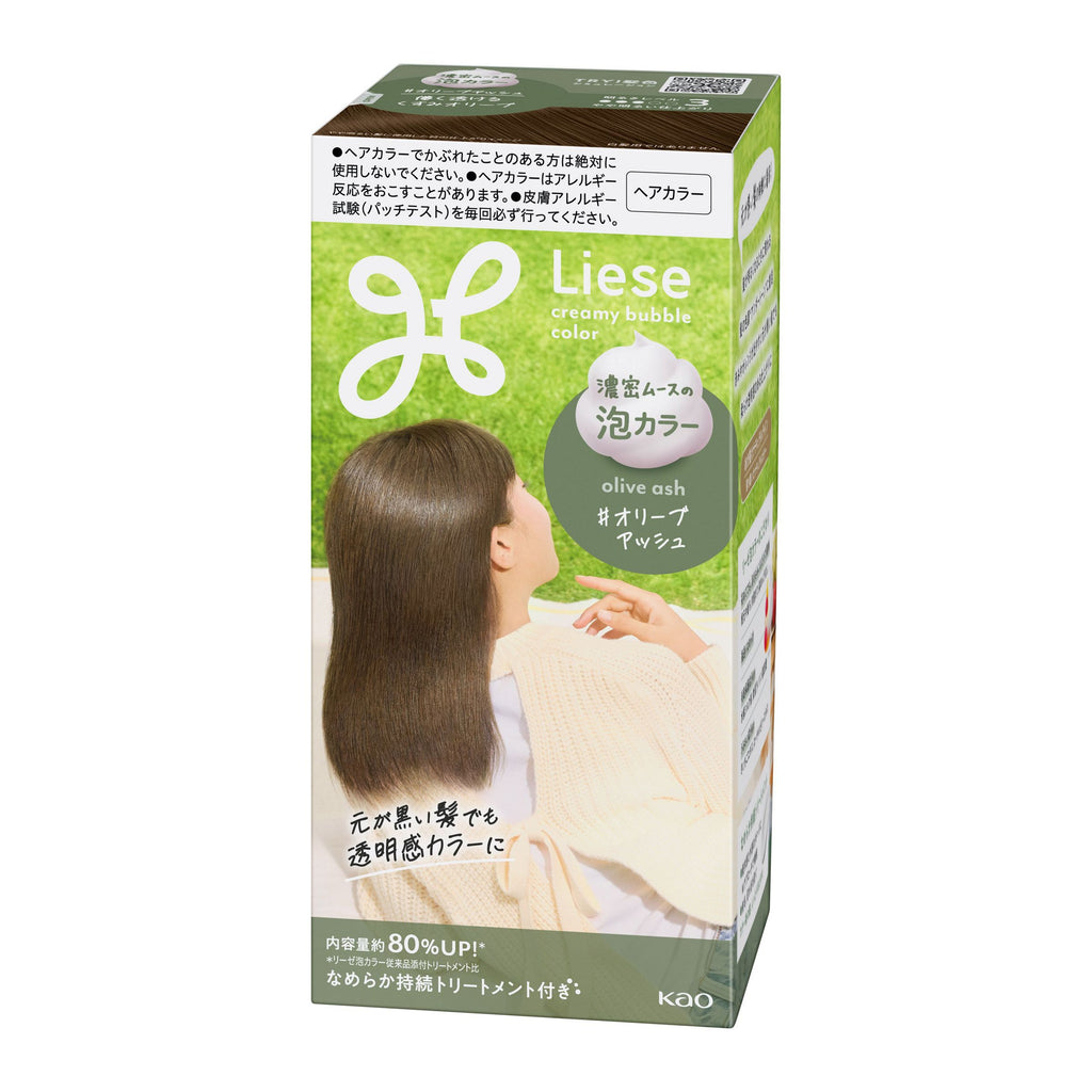 KAO Liese Prettia Foam Hair Dye #Olive Ash