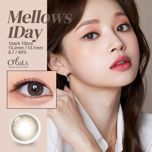 OLOLA 1 Day Contact Lens #Mellow Muse Brown 10pcs