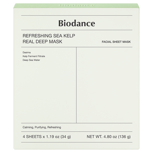 BIODANCE Refreshing Sea Kelp Real Deep Mask 4pcs