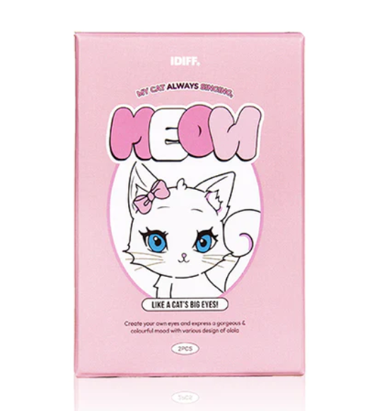 OLOLA IDIFF 1 Month Contact Lenses #Meow Coon Gray 2pcs