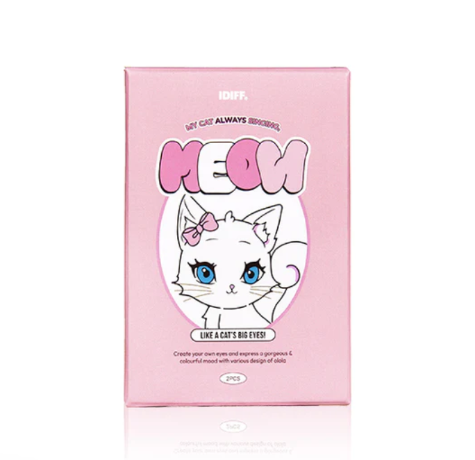 OLOLA IDIFF 1 Month Contact Lenses #Meow Kitten Beige 2pcs