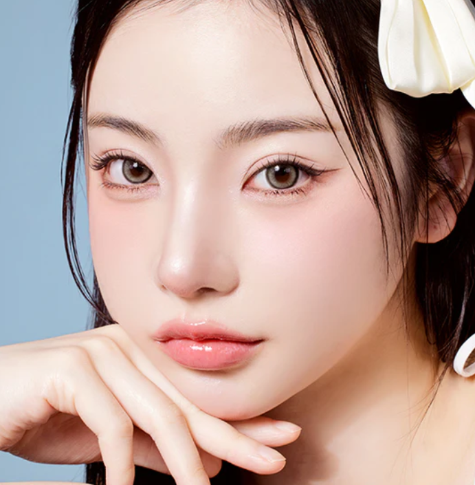 OLOLA IDIFF 1 Month Contact Lenses #Meow Rubl Green 2pcs