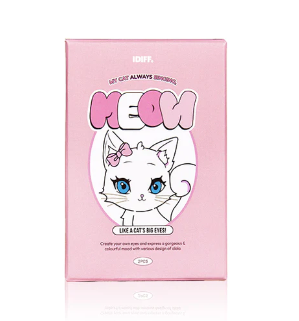 OLOLA IDIFF 1 Month Contact Lenses #Meow Coon Brown 2pcs