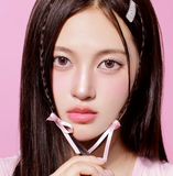 OLOLA IDIFF 1 Month Contact Lenses #Meow Angora Pink 2pcs