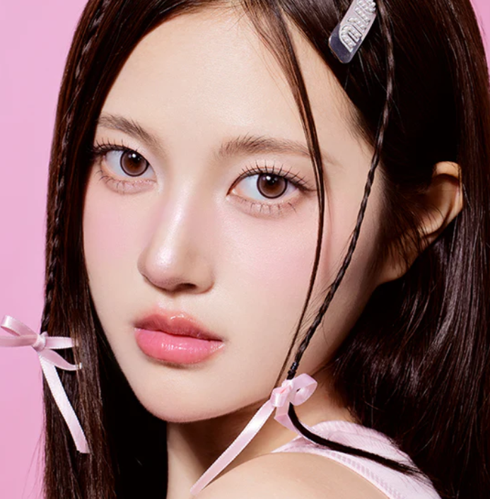 OLOLA IDIFF 1 Month Contact Lenses #Meow Angora Pink 2pcs