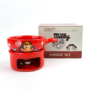 FUJIYA  PEKO-Chan Fondue Pot Set 1pc