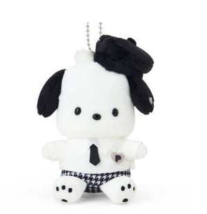 SANRIO 脸部形状卷轴钥匙扣 Kuromi 1 件