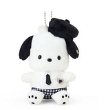 SANRIO 脸部形状卷轴钥匙扣 Kuromi 1 件