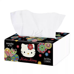 NEPIA Hello Kitty Ethnic Style Facial Tissues 130 Sheets