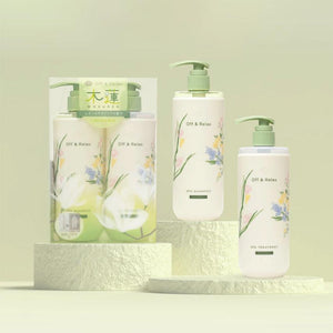 OFF & RELAX Spring Limited "Spring Garden" Shampoo & Conditioner Set 460ml + 460ml