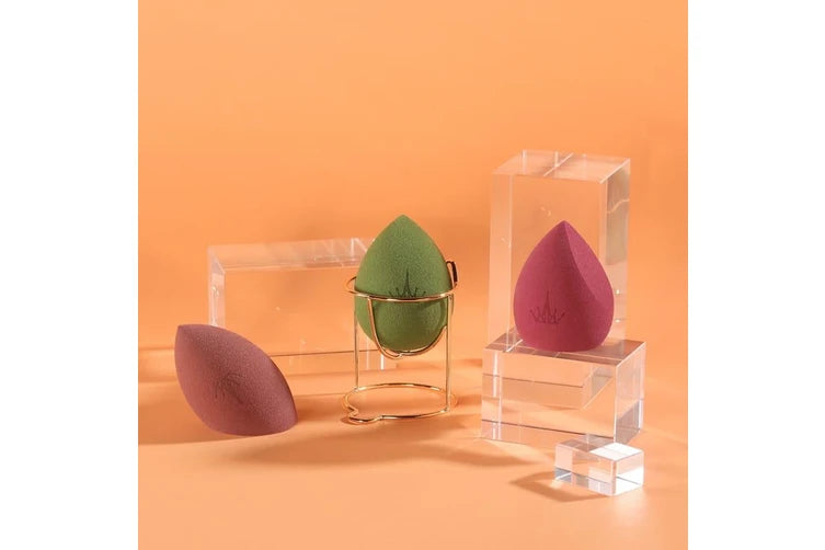 AMORTALS AMORTALS Starry Beauty Blender Set Makeup Powder Sponge Set 3 Sponges with Stand 2Pack