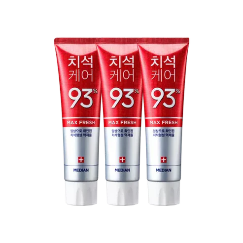 MEDIAN Advanced Tartars Solution Toothpaste 93% Red 120g x 3PCS