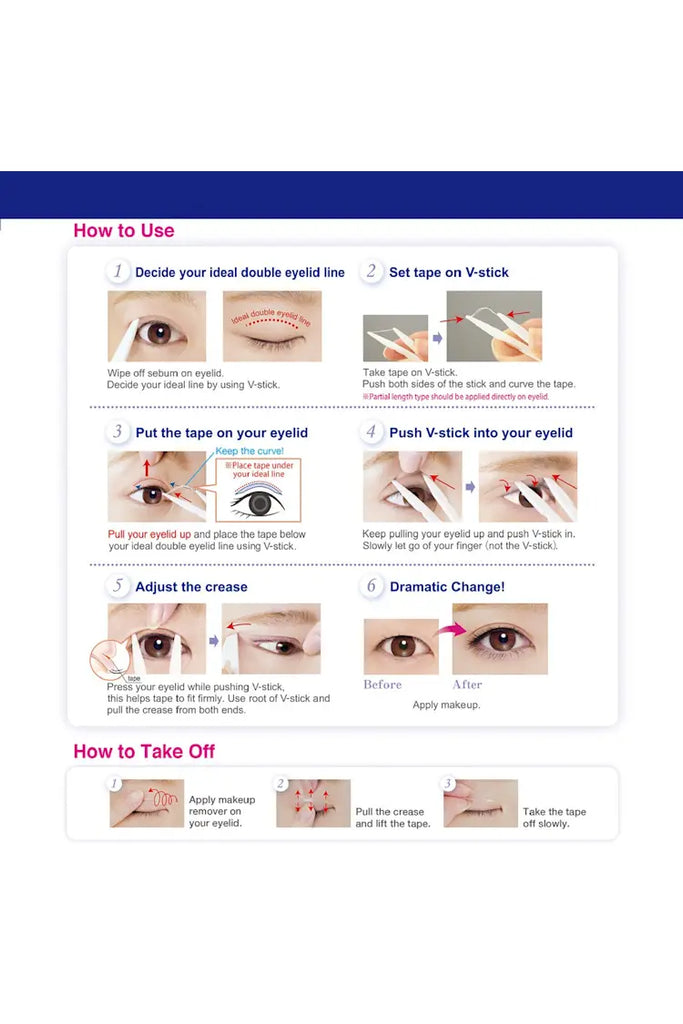 D-UP Wonder Eyelid Tape Point 180pcs