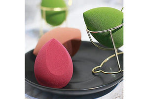 AMORTALS AMORTALS Starry Beauty Blender Set Makeup Powder Sponge Set 3 Sponges with Stand 2Pack