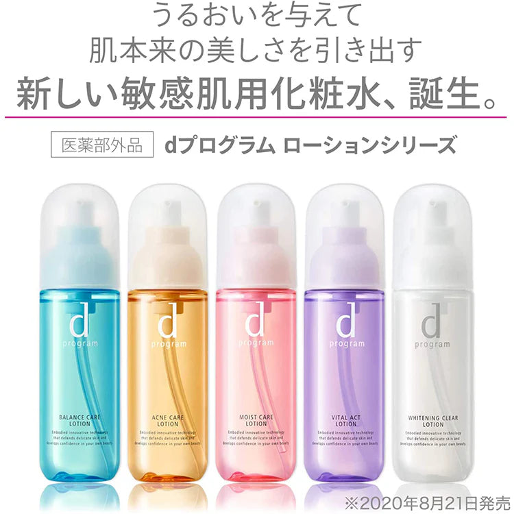 SHISEIDO D Program Whitening Clear Lotion MB for Sensitive Skin 125ml