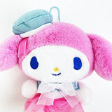 SANRIO My Melody Plush Toy Sherbet Marine Keychain 1PC