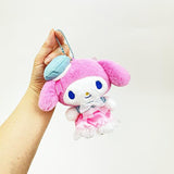 SANRIO My Melody Plush Toy Sherbet Marine Keychain 1PC