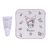 SHOBIDO Sanrio co-branded Hand Cream & Hand Towel Set #Kuromi