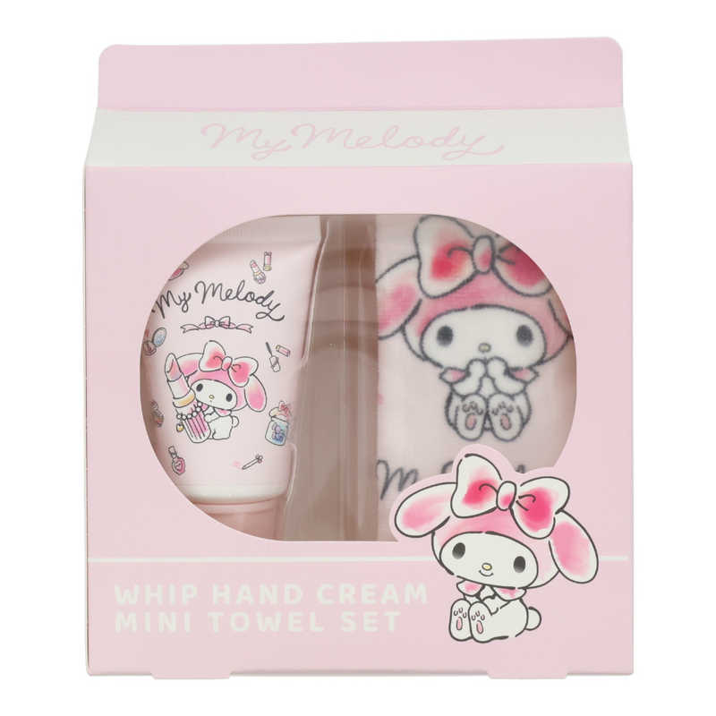 SHOBIDO Sanrio co-branded Hand Cream & Hand Towel Set #My Melody