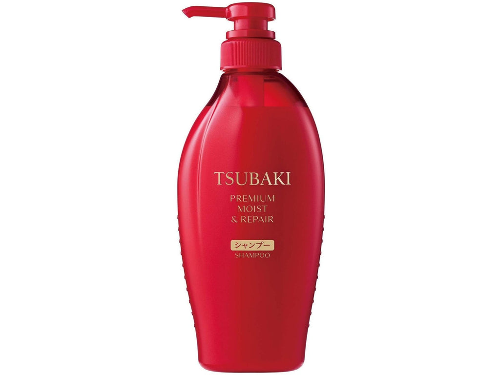 SHISEIDO Tsubaki Spring Limited Red Camellia Premium Moist & Repair Set Shampoo + Conditioner 450ml + 450ml