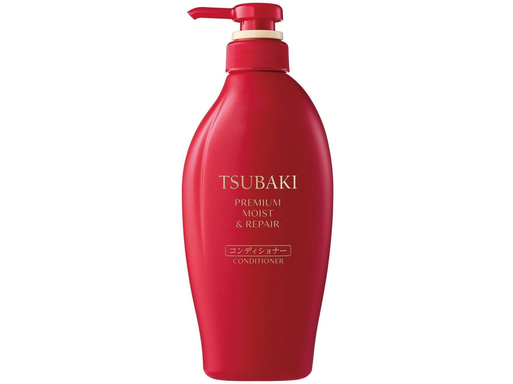 SHISEIDO Tsubaki Spring Limited Red Camellia Premium Moist & Repair Set Shampoo + Conditioner 450ml + 450ml
