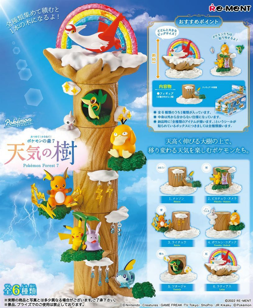 RE-MENT Pokemon Forest Vol.7 Weather Tree