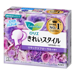 花王 Laurier 舒缓花香衬垫 72 件