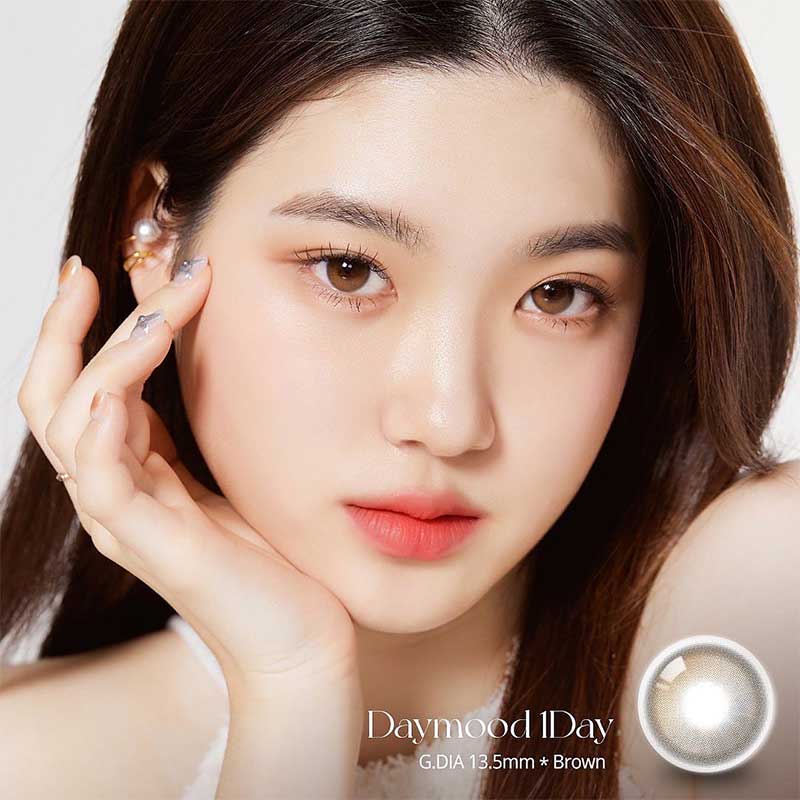 OLOLA 1 day Contact Lens #Daymood Brown 10pcs