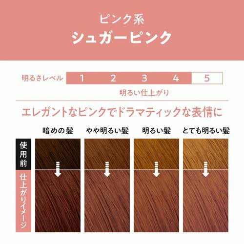 KAO Liese Prettia Foam Hair Dye #Sugar Pink