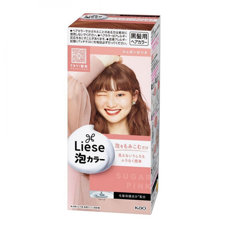 KAO Liese Prettia Foam Hair Dye #Sugar Pink