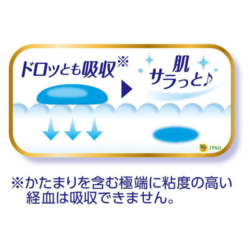 UNICHARM Hadaomoi 超薄日用卫生巾 21 厘米带翅膀 24 片