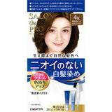 DARIYA Salon De Pro Hair Dye For Gray Hair #4K  Light Brown with Chestnut Color 40g