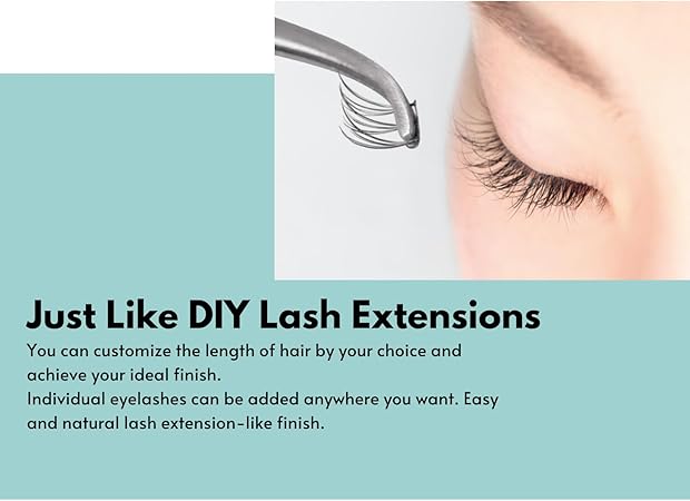 D-UP Quick Extension False Eyelashes #05 V Type Natural 120Pcs