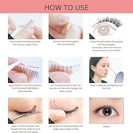 D-UP Quick Extension False Eyelashes #03 A Type 120Pcs