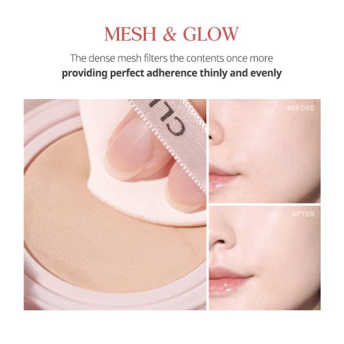 CLIO Kill Cover Mesh Glow Cushion + Refill SPF 50+ PA++++ 15g x 2