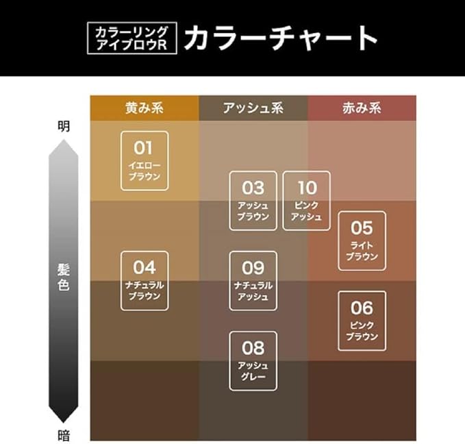 KISS ME 重旋转染色眉#05 浅棕色