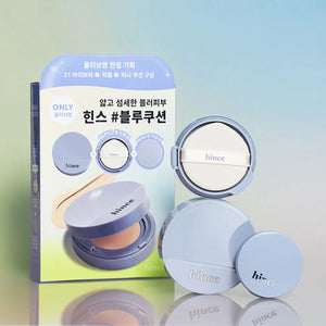 HINCE Second Skin Mesh Matte Cushion (Original Product 12g + Refill 12g + mini cushion)