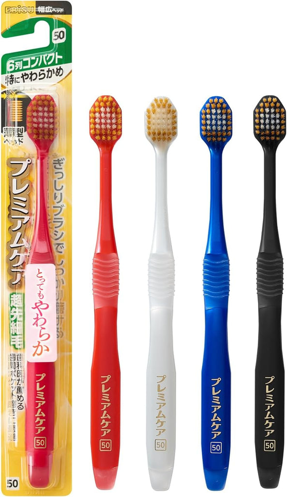 EBISU Premium Care Toothbrush 7 Rows Regular 1pc