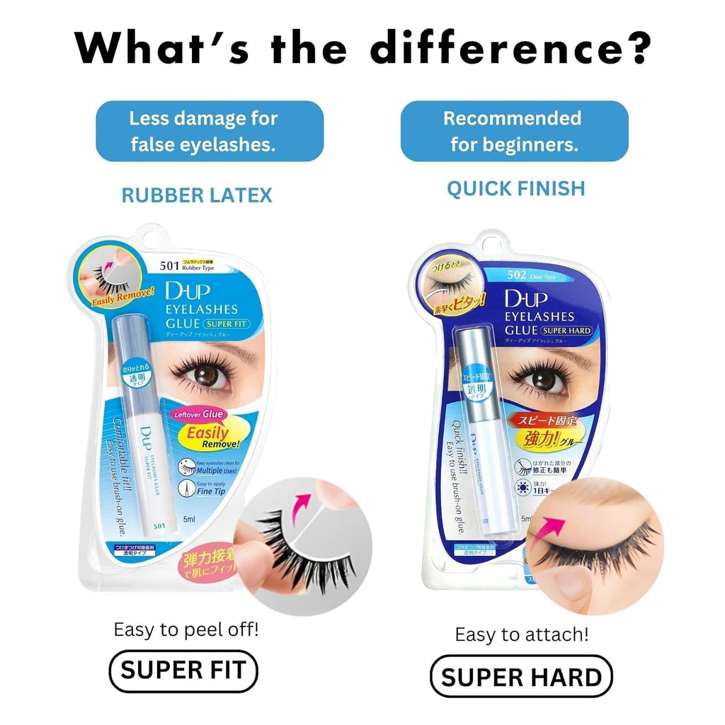 D-UP Fixer EX 501 Eyelash Fixer & Perfect Tweezer - Rubber Type 5ml