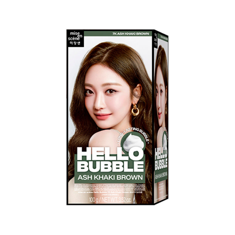 MISE EN SCENE Hello Bubble Hairdye #7k Ash Khaki Brown