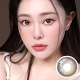 I-SHA 1 Day Contact Lenses #Oriana Edge Plus Shade Brown 10Pcs