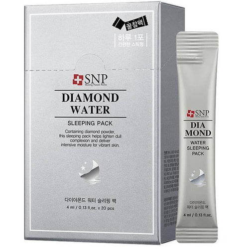 SNP Diamond Hyaluronic Acid Water Sleeping Pack 4ml x 20