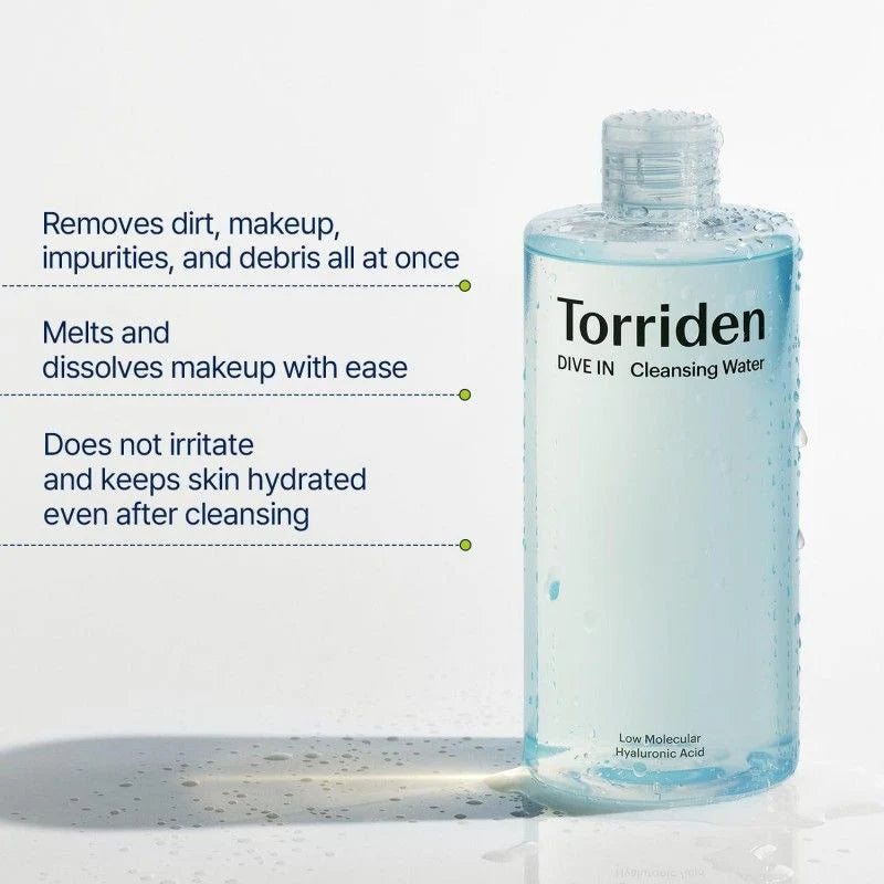 TORRIDEN Dive-in Low Molecular Hyaluronic Acid Cleansing Water 400ml